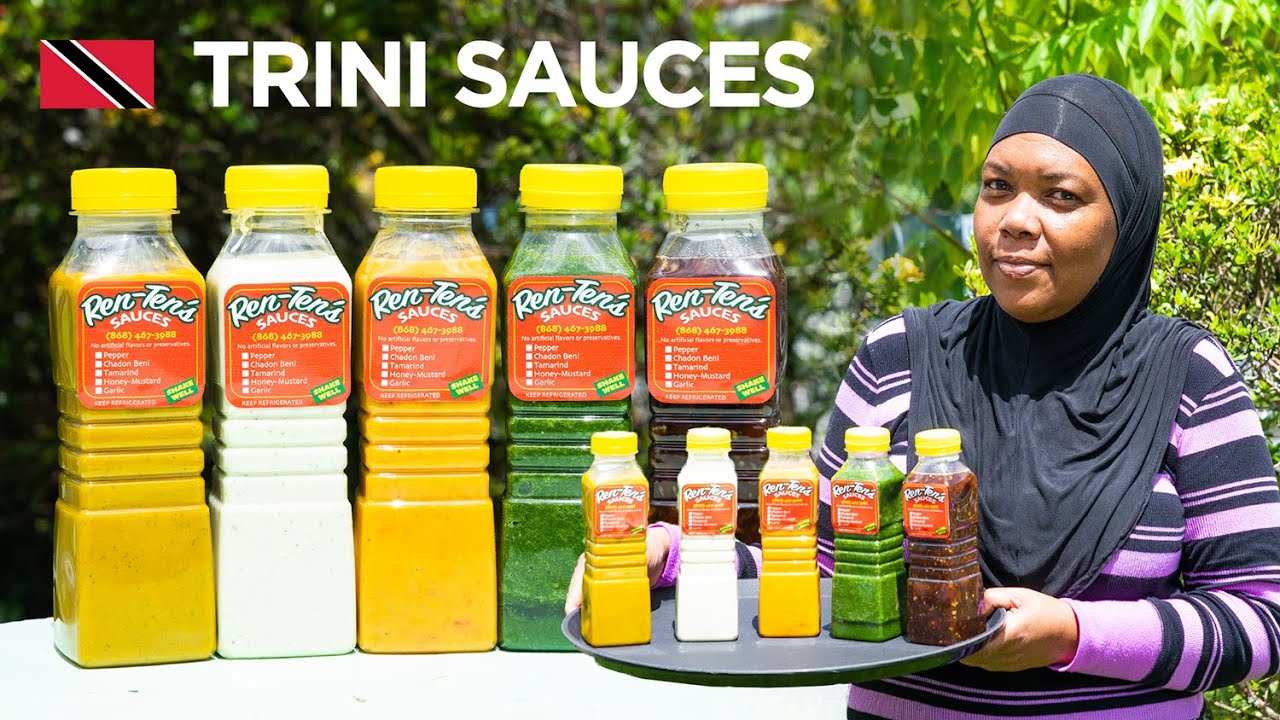 The Most Essential Local SAUCES by Renten’s in Trinidad & Tobago 🇹🇹 Foodie Nation