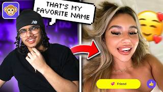 I Tested VIRAL PICKUP LINES On Baddies😈🔥 (MONKEY APP) screenshot 1