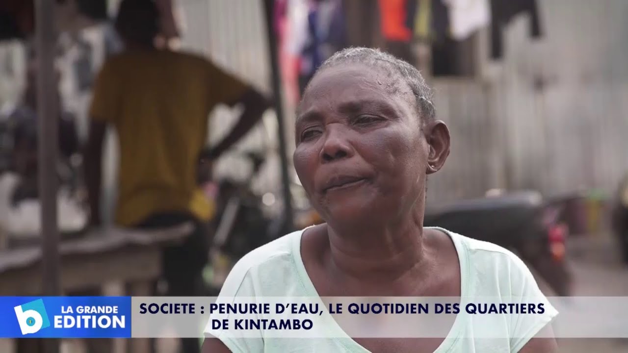 Société: Pénurie d’eau, le quotidien des quartiers de Kintambo