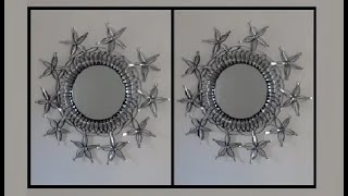 DIY: Plastic Forks Mirror Wall Art Decor {MadeByFate} #196