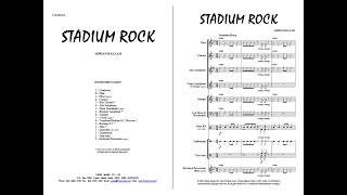 Stadium Rock sheet music for Beginner Concert Band by Adrian Hallam