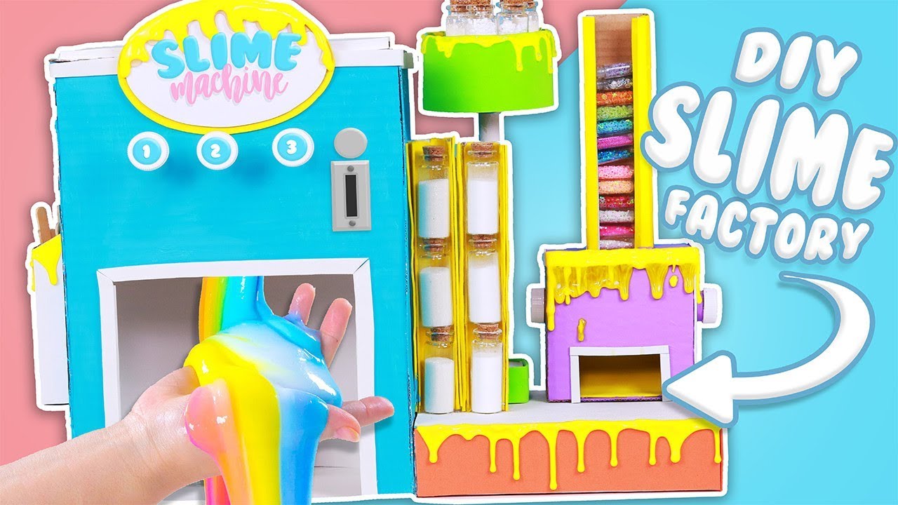 HOW TO MAKE A DIY SLIME FACTORY! (IT REALLY WORKS) 