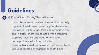 ACS Dress Code Update 2023