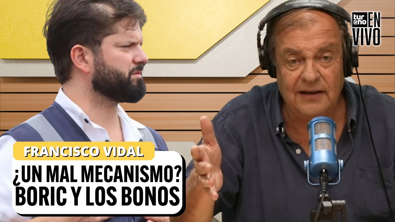 ¿Boric se SUBIÓ el sueldo? Pancho Vidal EXPLICA la POLÉMICA de los bonos PMG | Turno En Vivo