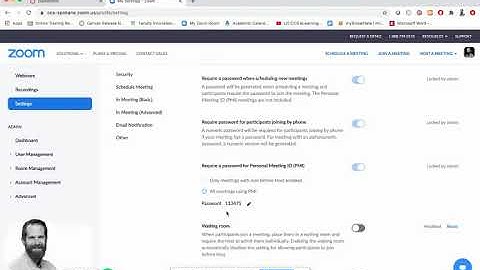 Updating Your Password for Zoom Meetings