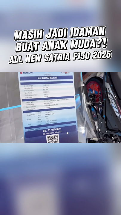 SATRIA F150 STILL EXISTS? PRESENT AT PRJ 2025!! #indoride