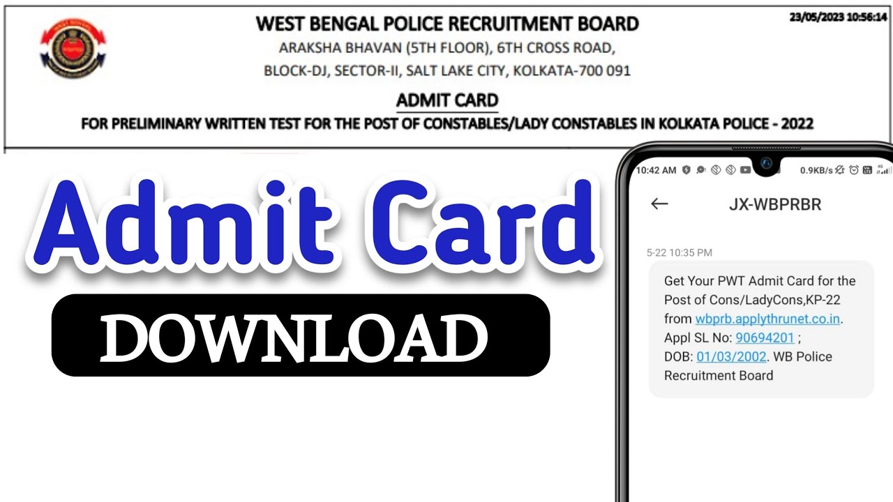 KP Constable And Lady Constable Admit Card || Get Your PWT Admit Card for the Post of Cons/LadyCons