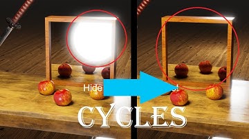 Blender 2.90-How to hide the emitter but keep the light In Cycles