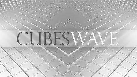 #2 Cubes Wave Loop Background // Videohive