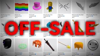 The Roblox Catalog Is Going Off Sale