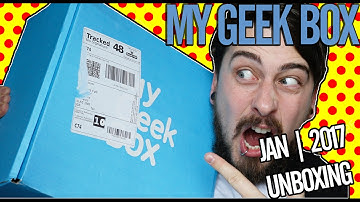 MY GEEK BOX JANUARY 2017 UNBOXING | Nerd Is The Word