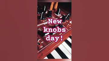 Arturia MicroBrute RED, knobs! 🤯 #arturia #microbrute #knobs #replacement #fix #synth #synthesizer