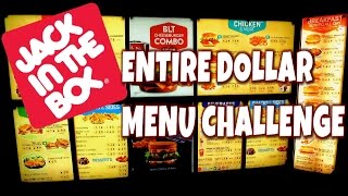 Jack In The Box Full Value Menu Challenge Freakeating Clics
