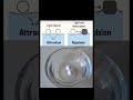 Attraction and Repulsion #sciencefacts #scienceexperiment #shortsfeed #shorts#youtubeshorts