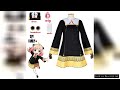 Anime Spy Family Anya Fake Cosplay Costume Toddler Children Anya Cospla Kawaii Black Dress Party Clo