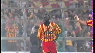 Sikora et la fin du match   Nantes 1995