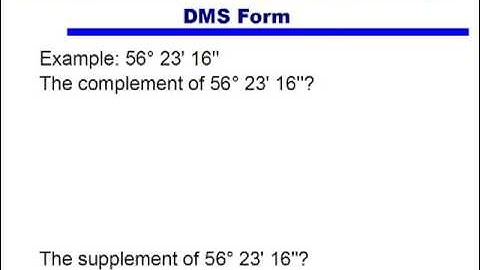 Video 11: General angle basics