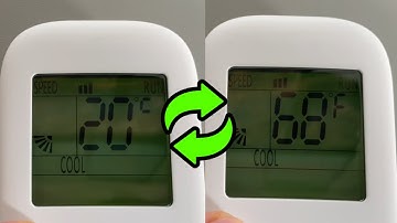 AUX AC Remote: Change Temperature From Celsius To Fahrenheit