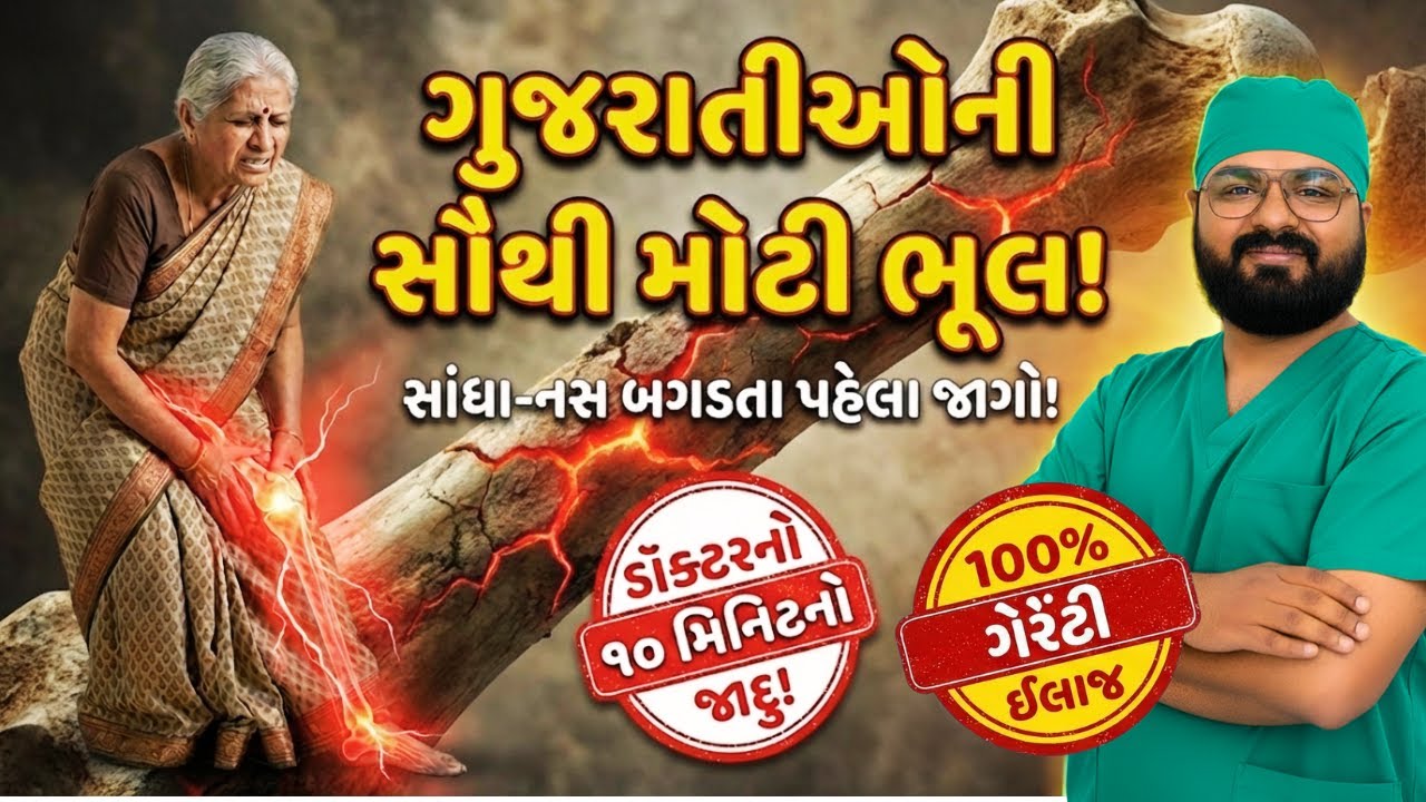 ગુજરાતીઓની સૌથી મોટી ભૂલ! શા માટે ગુજરાતીઓમાં જ નસો અને હાડકાંની નબળાઈ વધુ છે? || Dr. Jigar Gajjar
