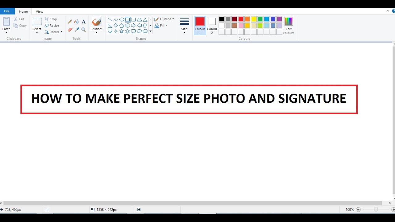 How to crop photo in paint || cropping images