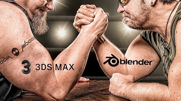 Баттл 3ds max (AlexHappy) / Blender (Семён Саликов)