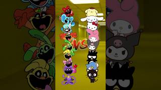 Smiling Critters VS Hello Kitty and Friends #shorts #smilingcritters #hellokitty #kuromi