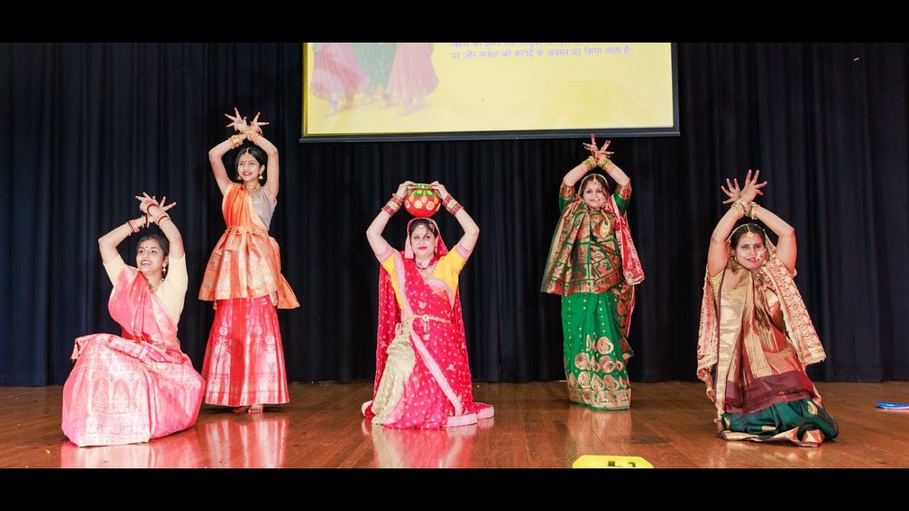 Jhijhiya | Bihar folk dance | BJSM Sydney Diwali | #jhijhiya | # ...