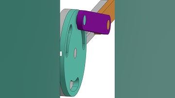 slider-crank  mechanism #cadtutorials  #onshape #3ddesign #mechanical mechanism