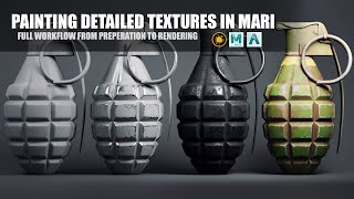 Painting Detailed Textures in Mari - Tutorial Overview