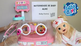 BABY ALIVE HANNA Nasceu e Precisou de Cuidados!Historinhas de Bonecas em Português