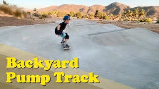 Homemade Skate Pump Track