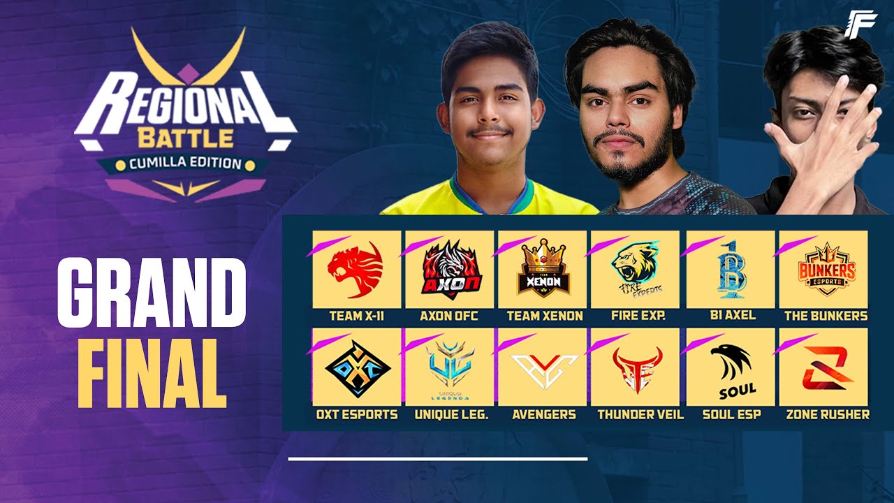 [🔴LIVE]  GRAND FINAL  || REGIONAL BATTLE  - CUMILLA EDITION II GARENA FREE FIRE