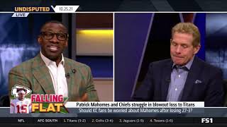 UNDISPUTED Skip Bayless reacts Mahomes and Chiefs struggle in blowout loss to Titans