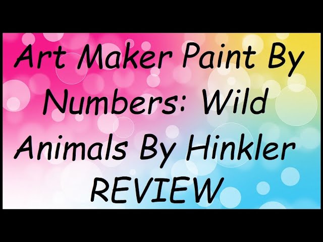 Hinkler Paint By Numbers Kit For Kids Ages 4+, Adorable Animals