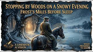Robert Frost’s Stopping by Woods on a Snowy Evening — Cinematic AI Visualization in 4K