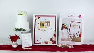 Burgundy Blush Guest Book Alternative | Kate Aspen 22114NA
