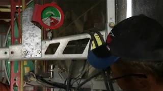 ブームスプレーヤー水抜きして収納