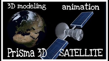 Satellite modeling and animate on prisma 3D/R3D Studio.