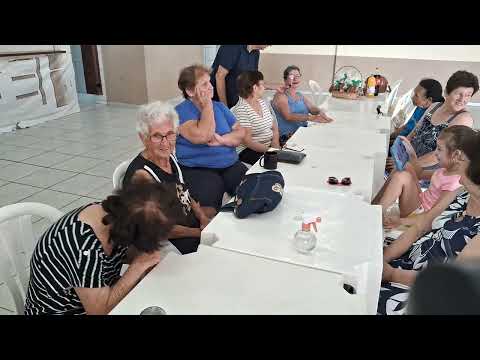 Encontro de confraternização de Páscoa dos grupos de convivência da pessoa idosa da APROET