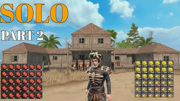 Start Solo On Rookie Big Base online Raid Part 2 / Last Day Rules Of Survival