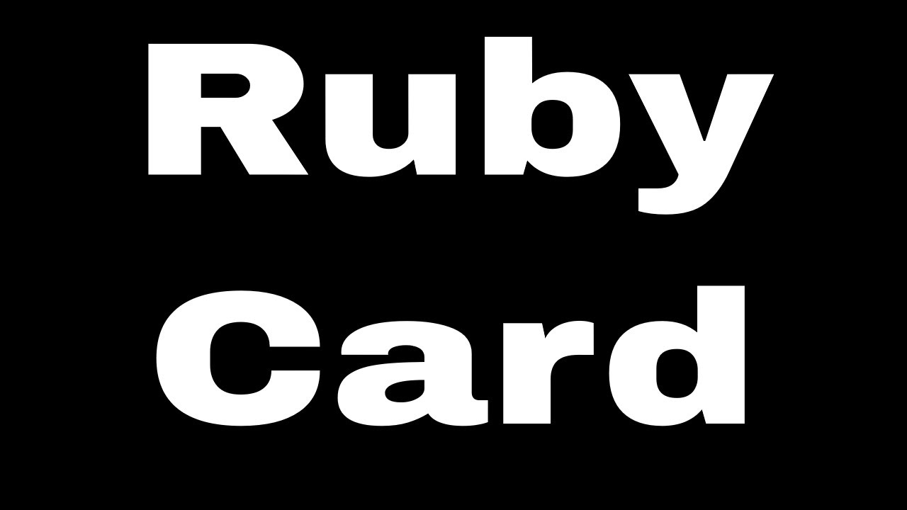 ruby crypto card