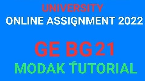 GE BG 21 | BENGALI | ASSIGNMENT ANSWER #nsou #modak #assignment