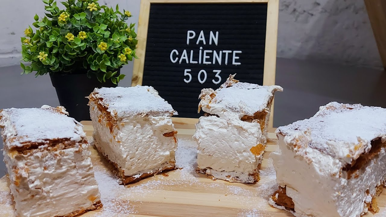 Como hacer turrón cocido | #milhojas #hojaldre