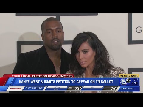 Kanye West submits petitions to appear on Tennessee ballot