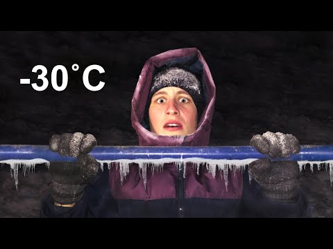 Видео: 1000 подтягиваний в  мороз -30˚C