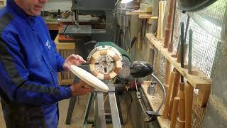 Woodturning a Segmented Donut \& A Challenge from Gord Rock