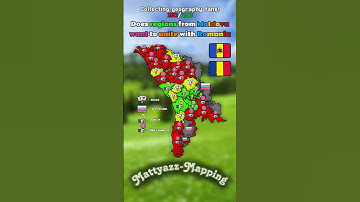 Does regions from Moldova want to unite with Romania  #europe  #mapping #geography #moldova