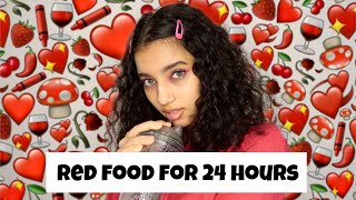 Eating only one coloured food for a whole day 🤪 | Avanthika Babu | Challenge