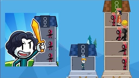 TOWER SQUID - #456 Clash War Guide All Levels Gameplays Android iOS