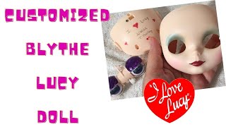 Customized Blythe I Love Lucy Doll Collab With And